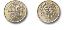 50 Kronen - Quelle: Zentralbank von Island (26.09.2010)